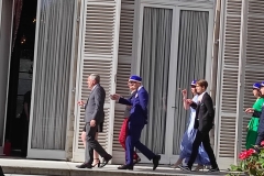 wyjście na taras Palais de Monaco