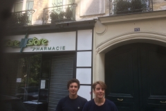 in front of Mickiewicz appartment, Paris VI, 2018