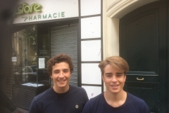 in front of Mickiewicz appartment, Paris VI, 2018