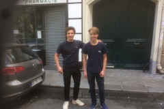 in front of Mickiewicz appartment, Paris VI, 2018