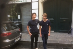in front of Mickiewicz appartment, Paris VI, 2018