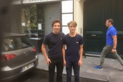 in front of Mickiewicz appartment, Paris VI, 2018